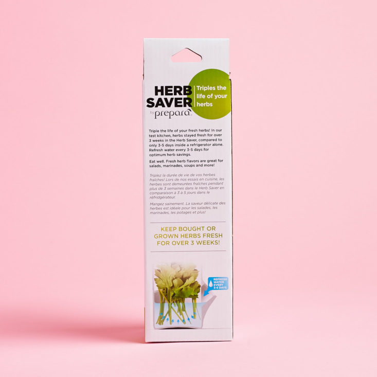 Taste of Home Winter herb saver mini box info