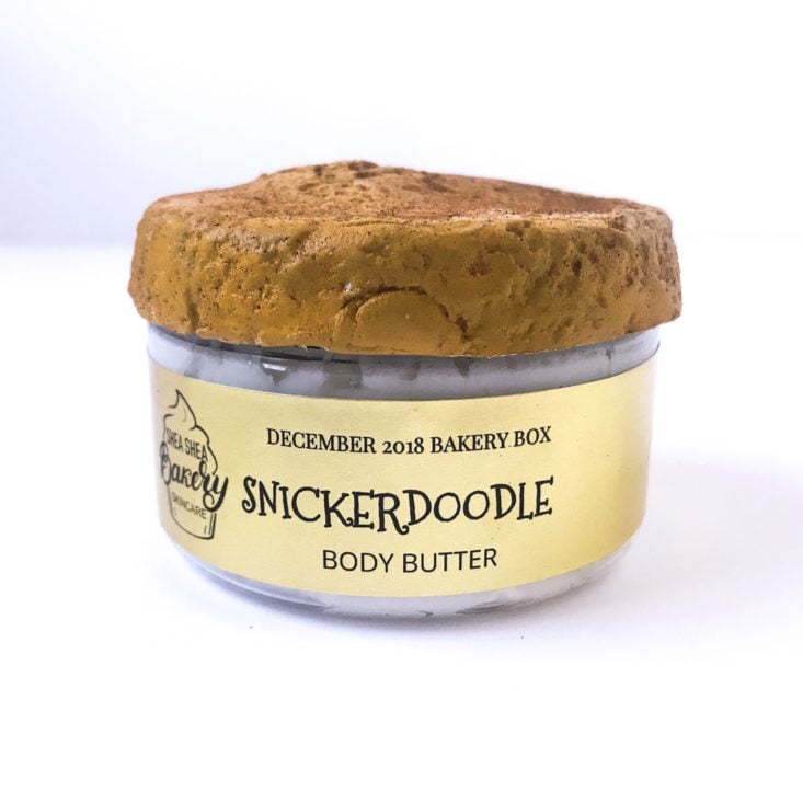 The Bakery Box by Shea Shea Bakery Review December 2018 - Snickerdoodle Body Butter Front