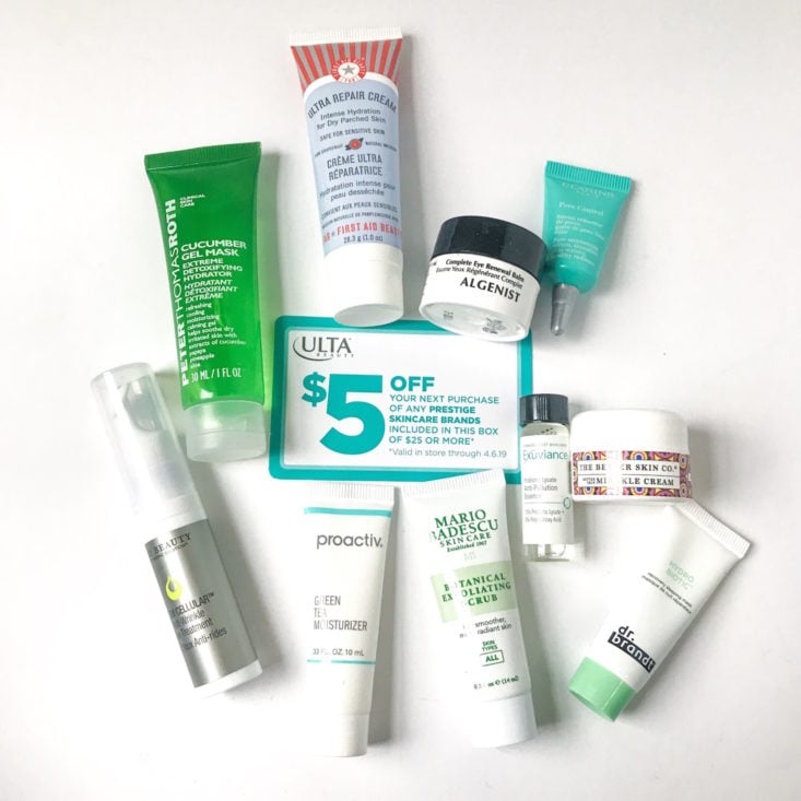 Ulta Love Your Skin Ingredients That Matter January 2019 - All Items Group Shot