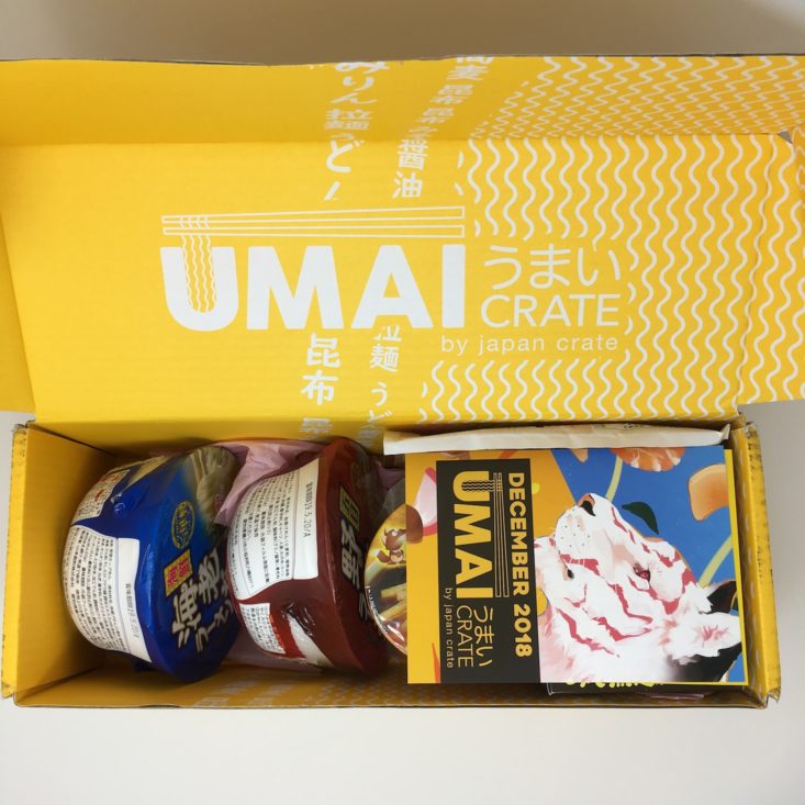 Umai Crate December 2018 - OPEN BOX