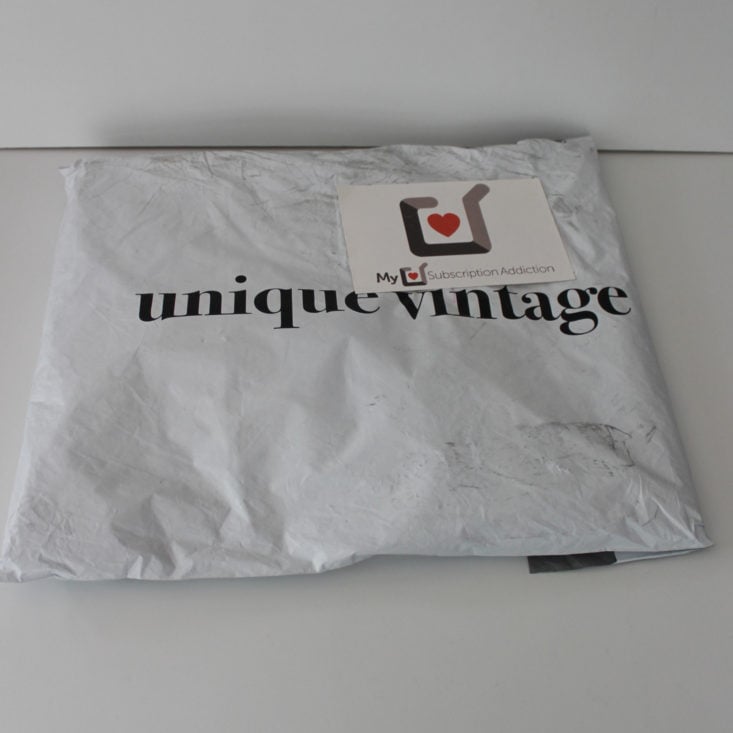 Unique Vintage January 2019 - Envelope Review Front