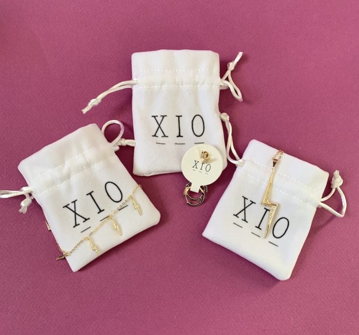 XIO Jewelry Subscription Review January 2019 - All Content Top