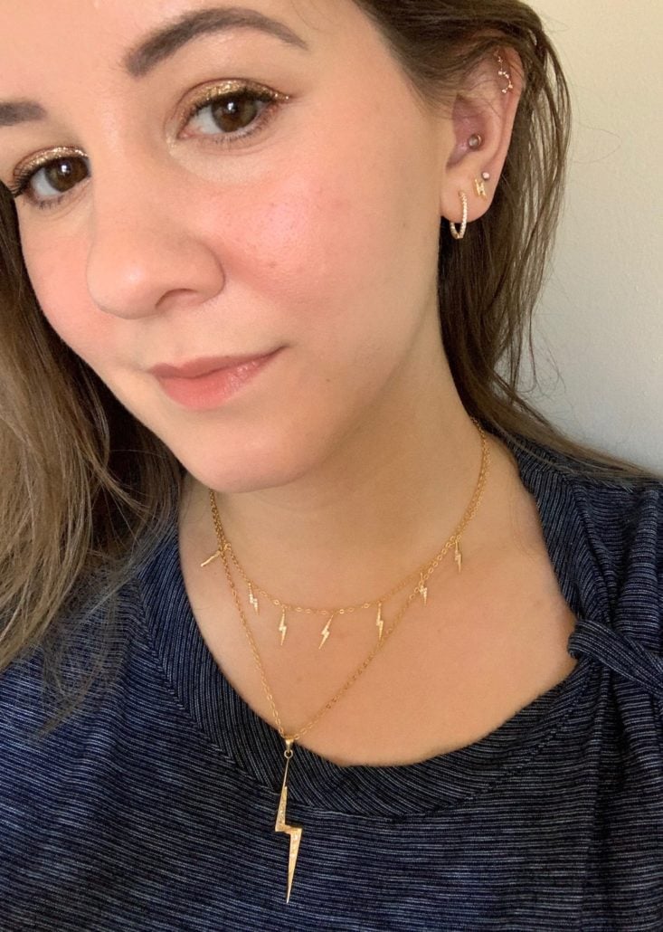 XIO Jewelry Subscription Review January 2019 - Pendants and Earings On Front