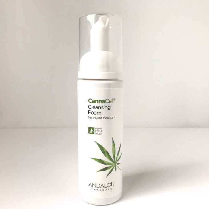 Yogi Surprise January 2019 - Andalou Naturals CannaCell Cleansing Foam Open Front