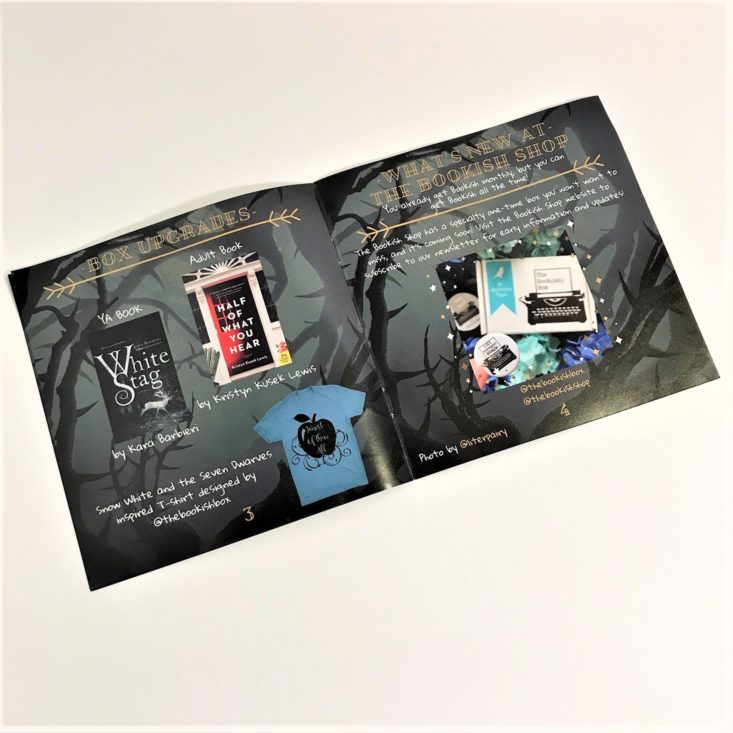 Bookish Box January 2019 - Twisted Fairytales Booklet Open Top 2
