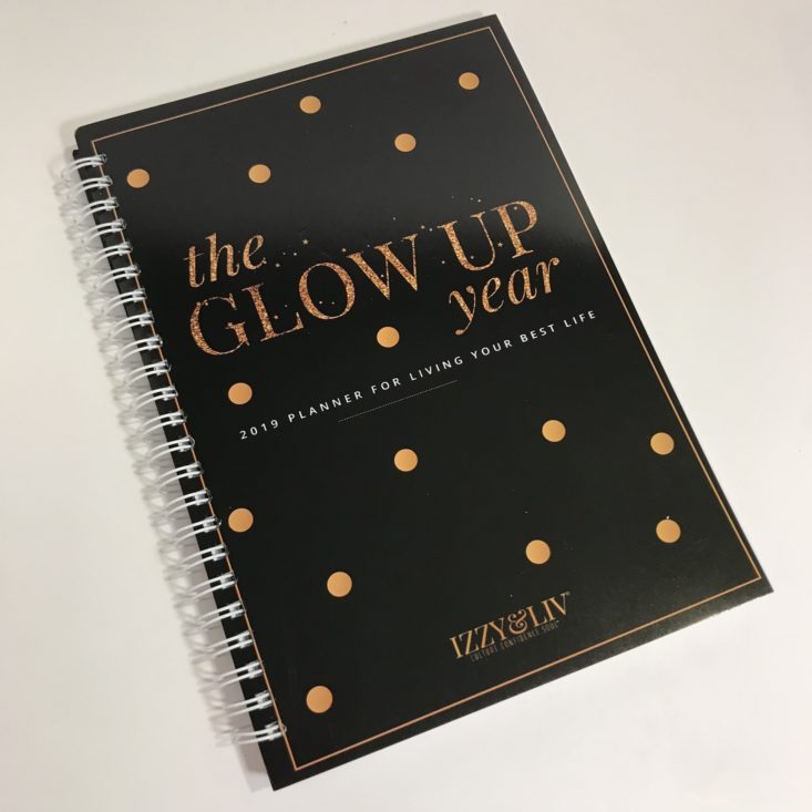 Brown Sugar Box January 2019 - Planner Front Top