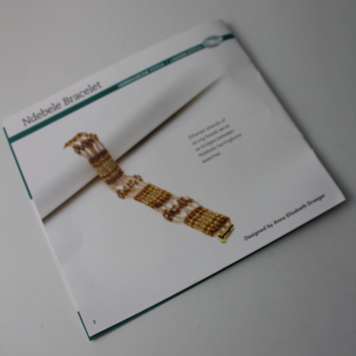 Facet Jewelry Stitching January 2019 - Booklet 2