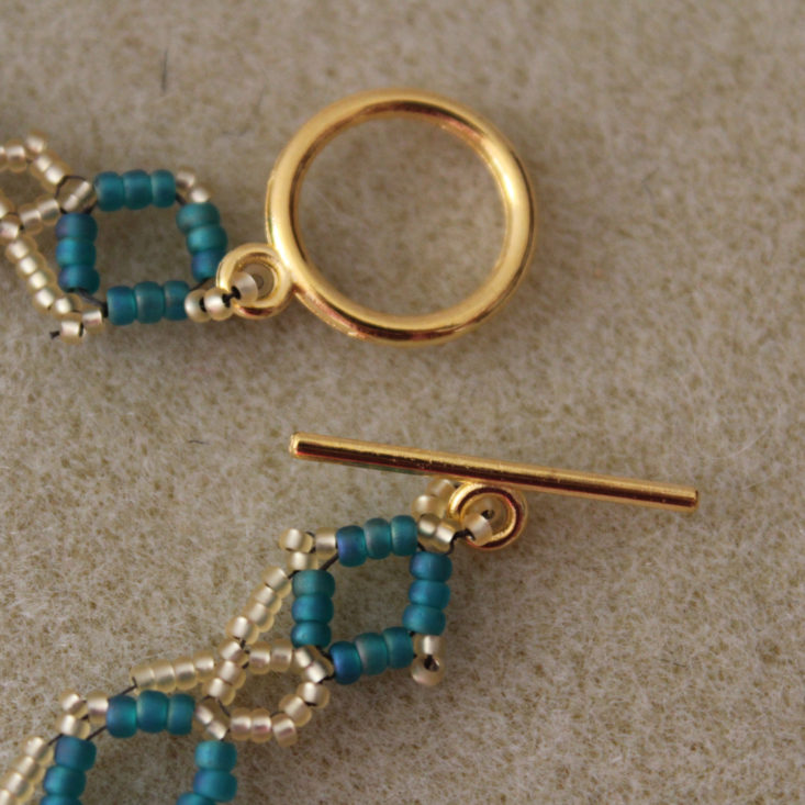 Facet Jewelry Stitching January 2019 - Necklace Progress 3