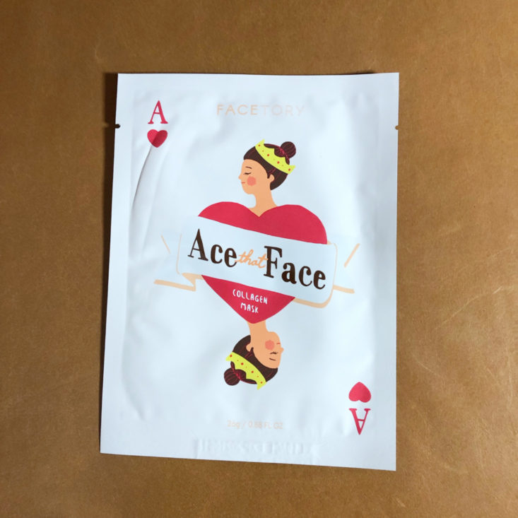Facetory 4 Ever Fresh February 2019 - FaceTory Ace that Face Collagen Mask