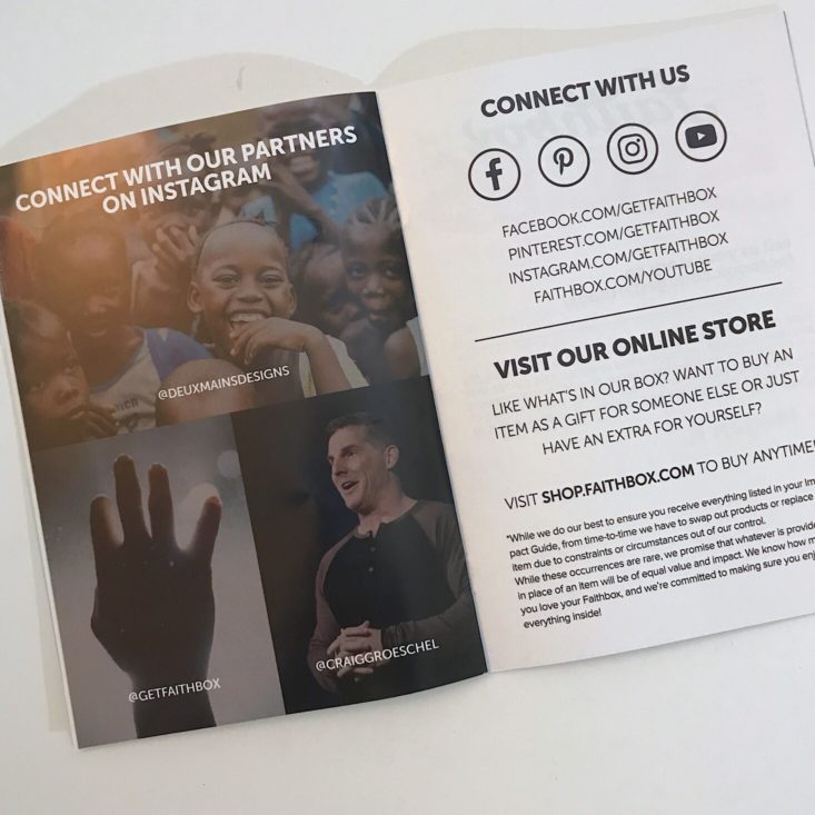 FaithBox February 2019 - Impact Guideconnect With Our Partners On Instagram
