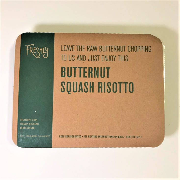 Freshly January 2019 - Butternut Squash Risotto Box Front Top
