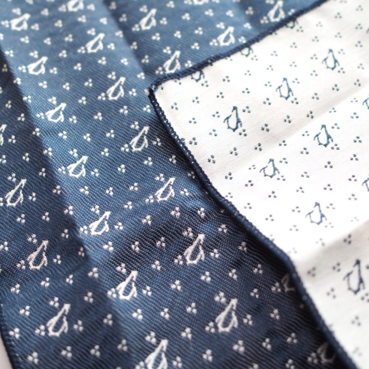 Gentlemans Box February 2019 - Gibson Apparel Pocket Square Closer View