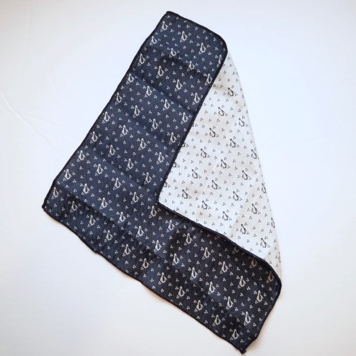 Gentlemans Box February 2019 - Gibson Apparel Pocket Square Front