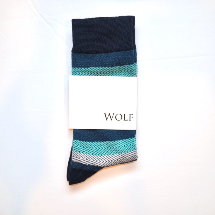 Gentlemans Box February 2019 - Wolf Clothing Co. Socks Package Front