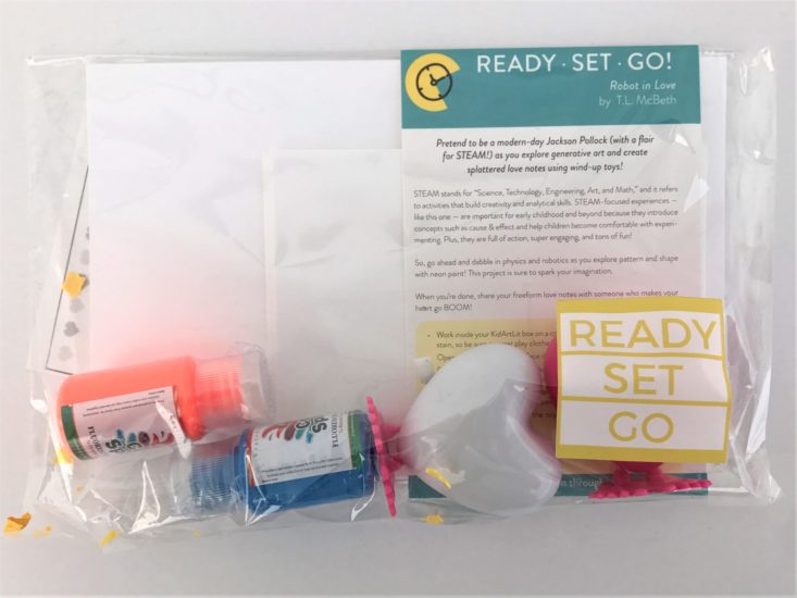 KidArtLit February 2019 - Ready Set Go Snow Flake Packaged UnOpened