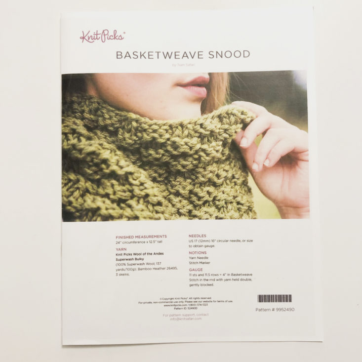 Knit Picks Yarn January 2019 - Pattern Booklet
