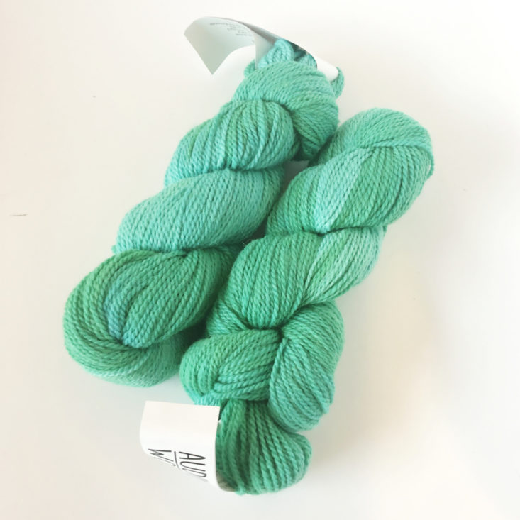 KnitCrate Membership Review February 2019 - Green Skeins