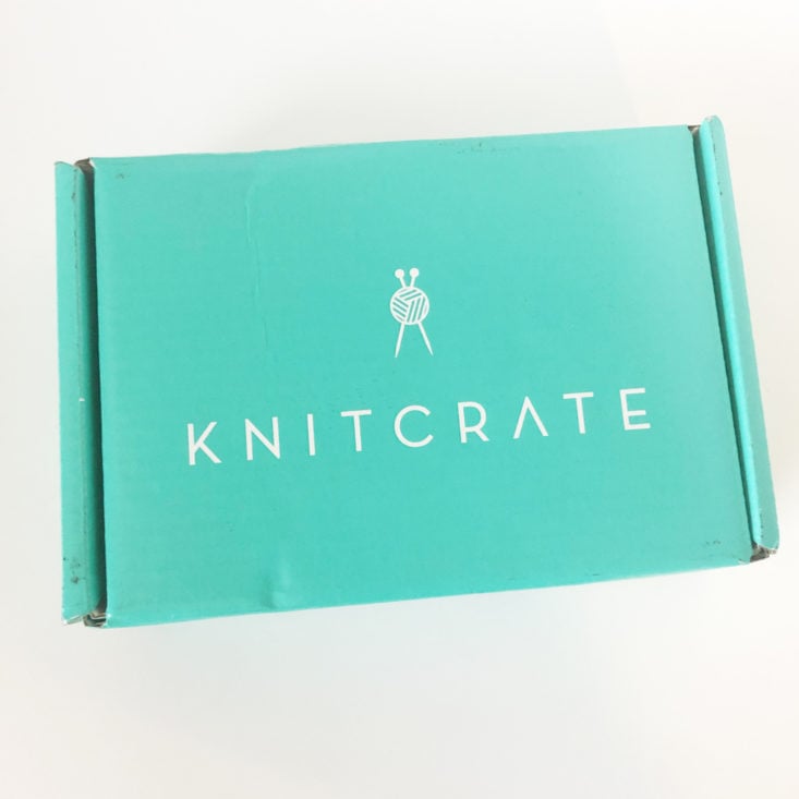 Knitcrate Sock Yarn Subscription Review February 2019 - Closed Box Front