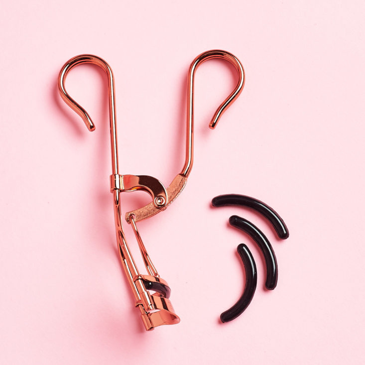 Look Fantastic February 2019 eyelash curler with pads