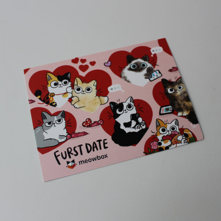 Meowbox February 2019 - Booklet Front