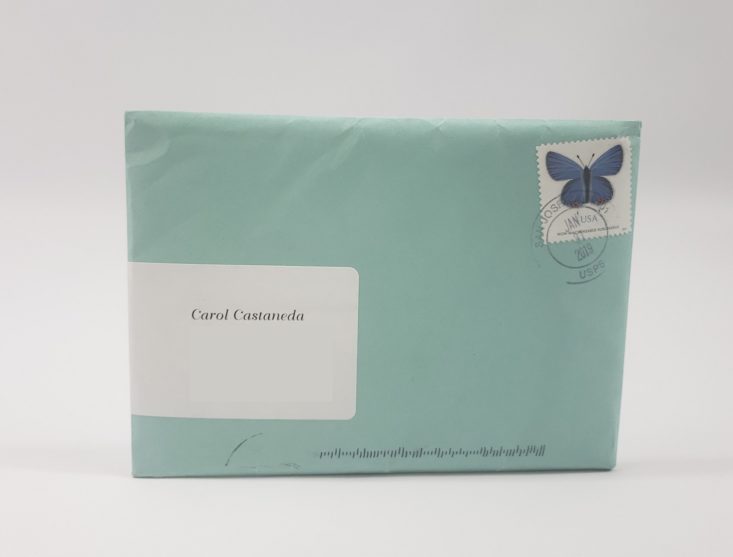 PENNIE POST SUBSCRIPTION Box – February 2019- Envelope Front