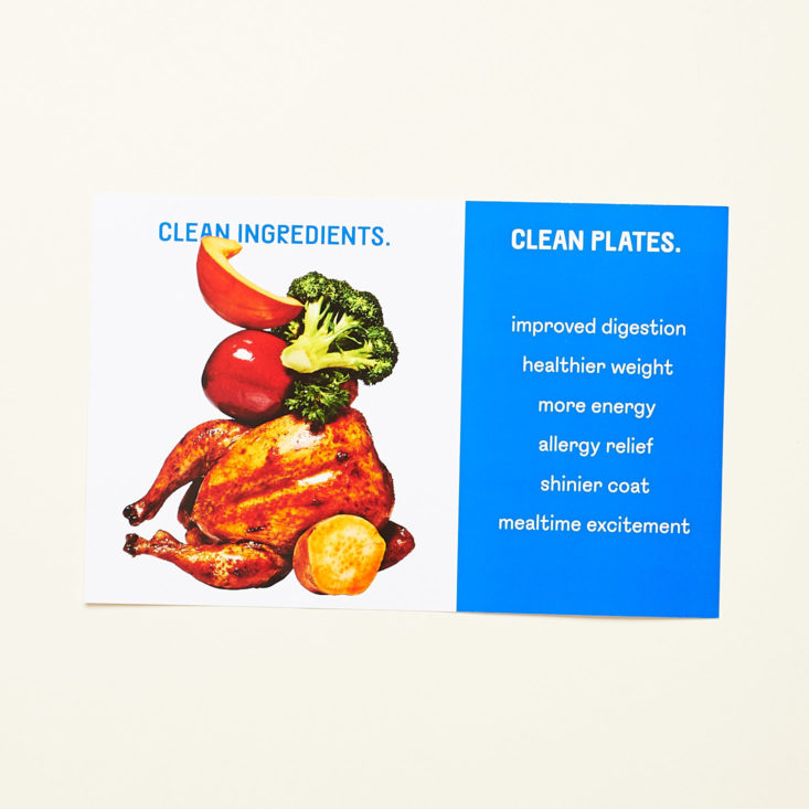 Pet Plate January 2019 veggie cards