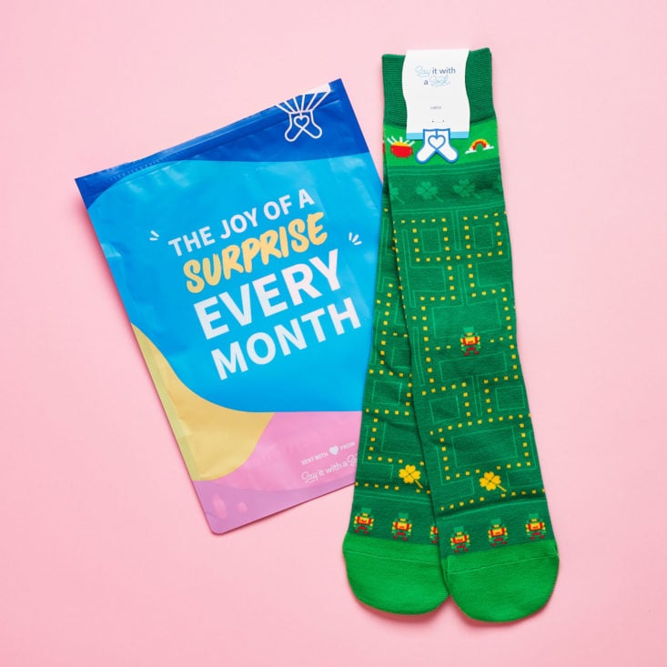 Say It With A Sock Mens February 2019 socks