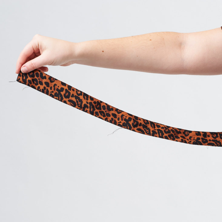 Shoedazzle february leopard print dress frayed belt