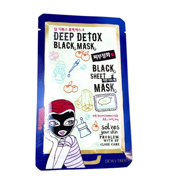 Sooni Mask Pouch January 2019-Sooni Mask deep detox Front