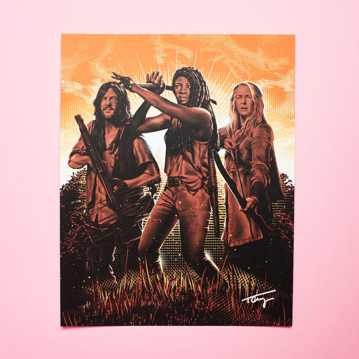 The Walking Dead Supply Drop February 2019 art print