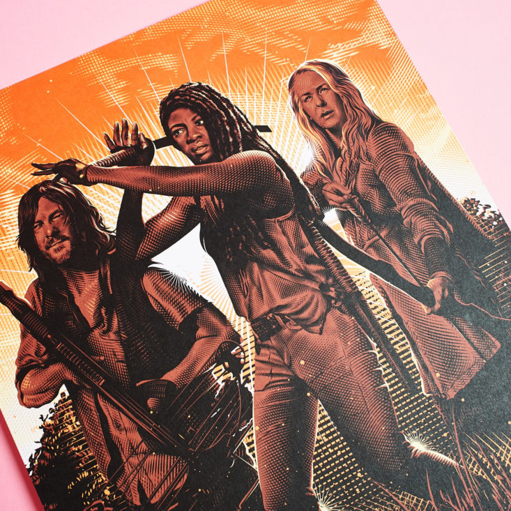 The Walking Dead Supply Drop February 2019 art print detail