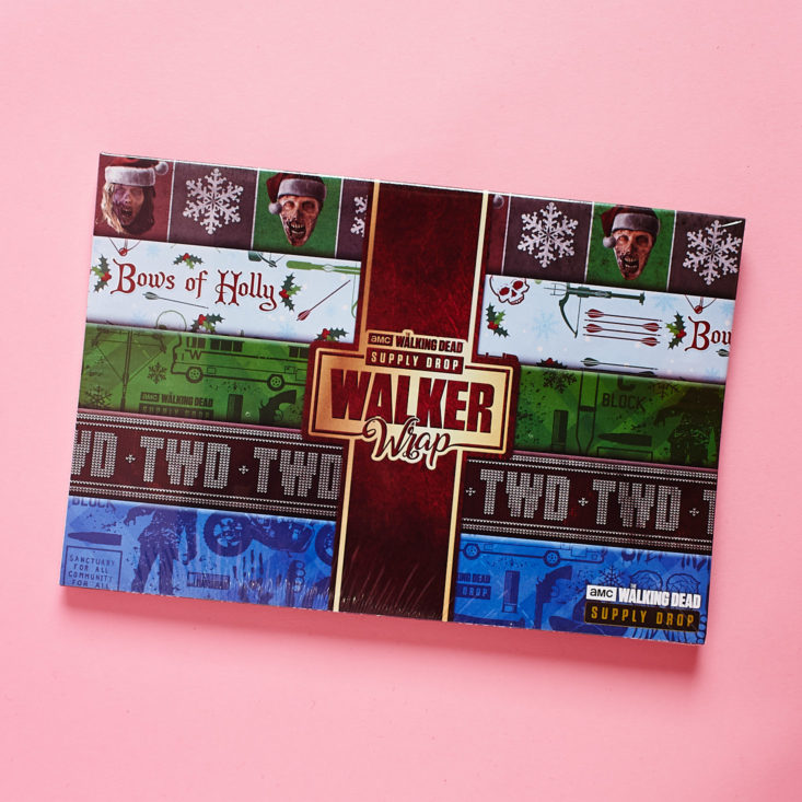 The Walking Dead Supply Drop February 2019 wrapping papers