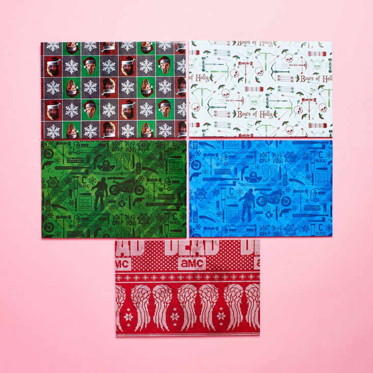 The Walking Dead Supply Drop February 2019 wrapping paper group