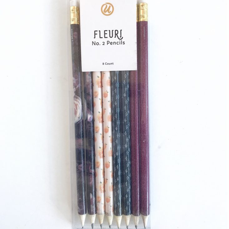 Trendy Memo February 2019 - Fleuri No. 2 Pencils Package Top