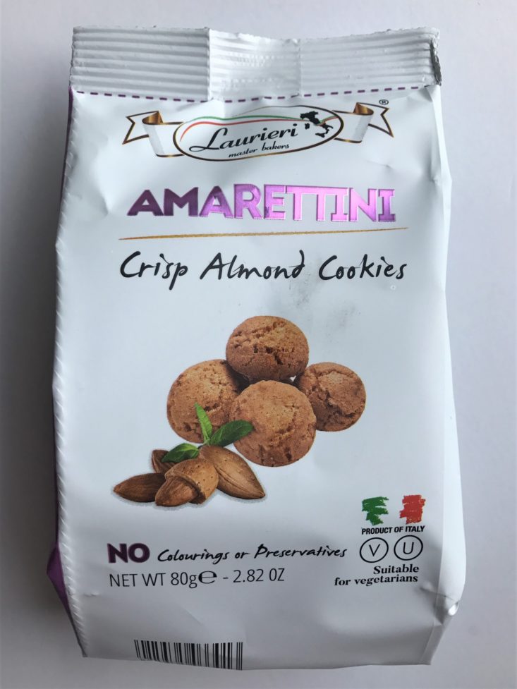 Universal Yums February 2019 - Almond Cookies Bag