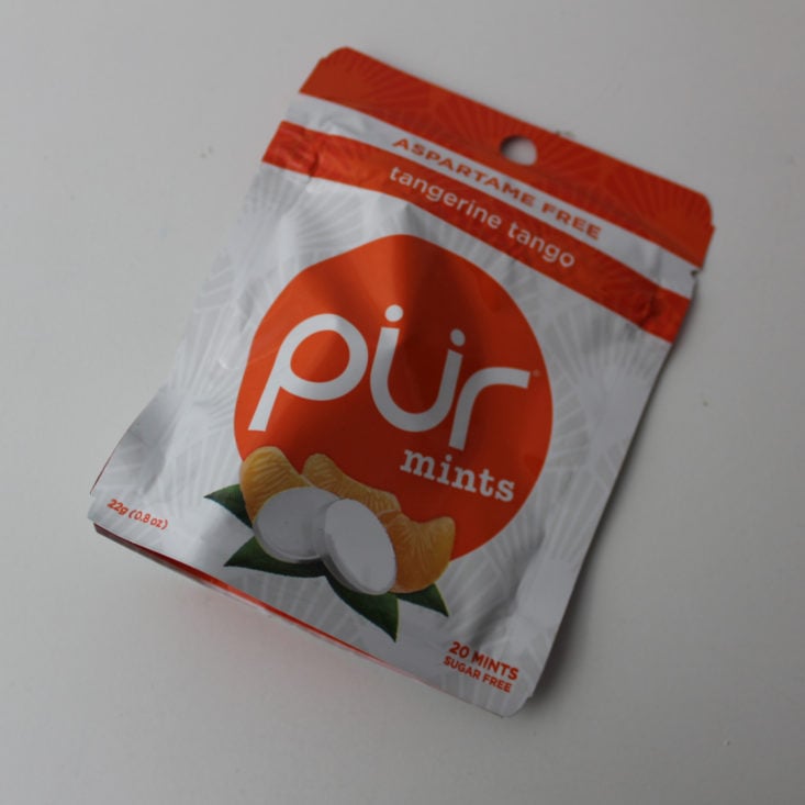 Vegan Cuts Snack February 2019 - Pur Mints in Tangerine Tango Packed