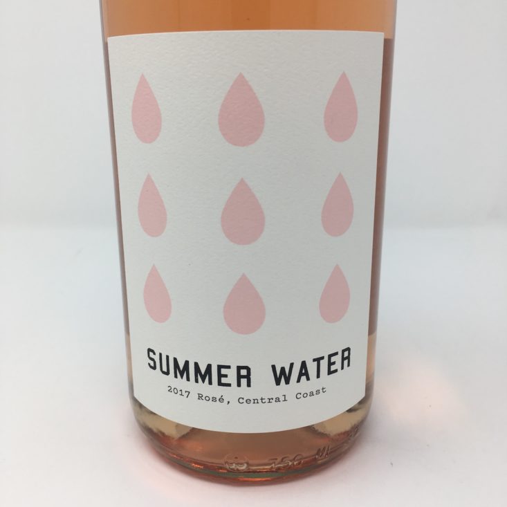 Winc Wine of the Month Review February 2019 - SUMMER WATER LABEL FRONT