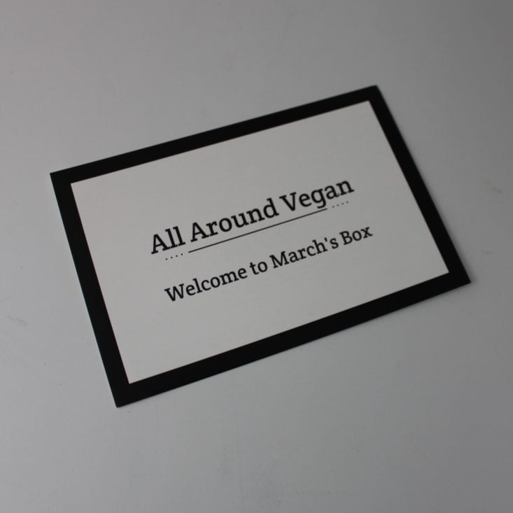 All Around Vegan March 2019 - Booklet Front