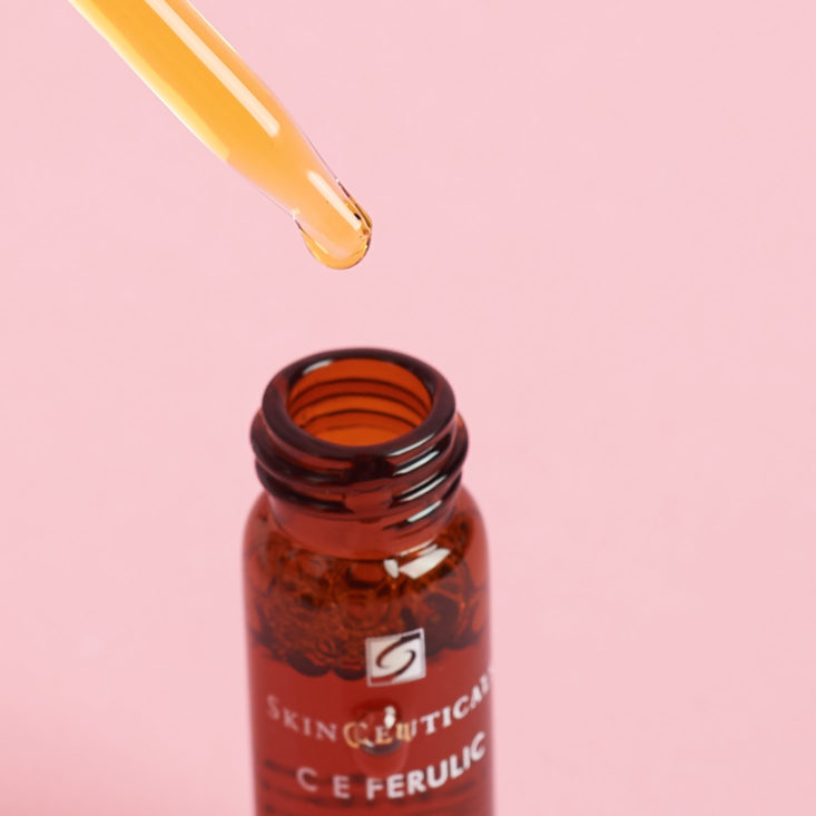 Beauty Fix March 2019 oil vial sample detail