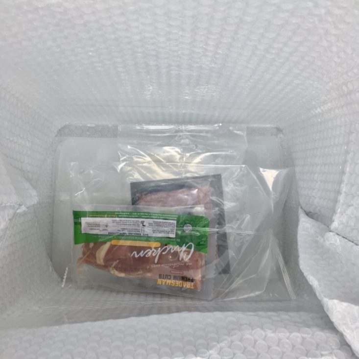 Blue Apron Subscription Box Review March 2019 - COOLED MEAT