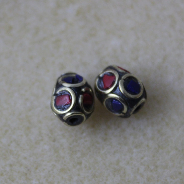 Blueberry Cove Beads Review February 2019 - Tibetan-Style Beads Top