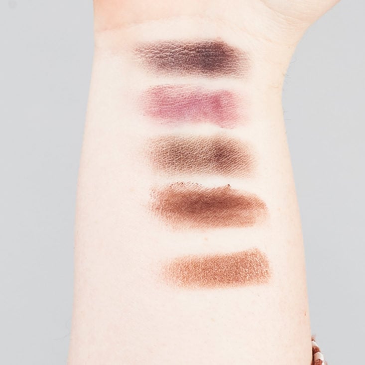 Boxy Luxe March 2019 additional eyeshadow swatches