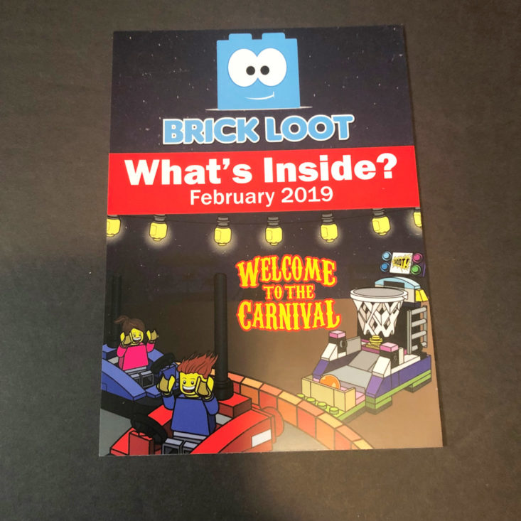 Brick Loot February 2019 - Info Card Front