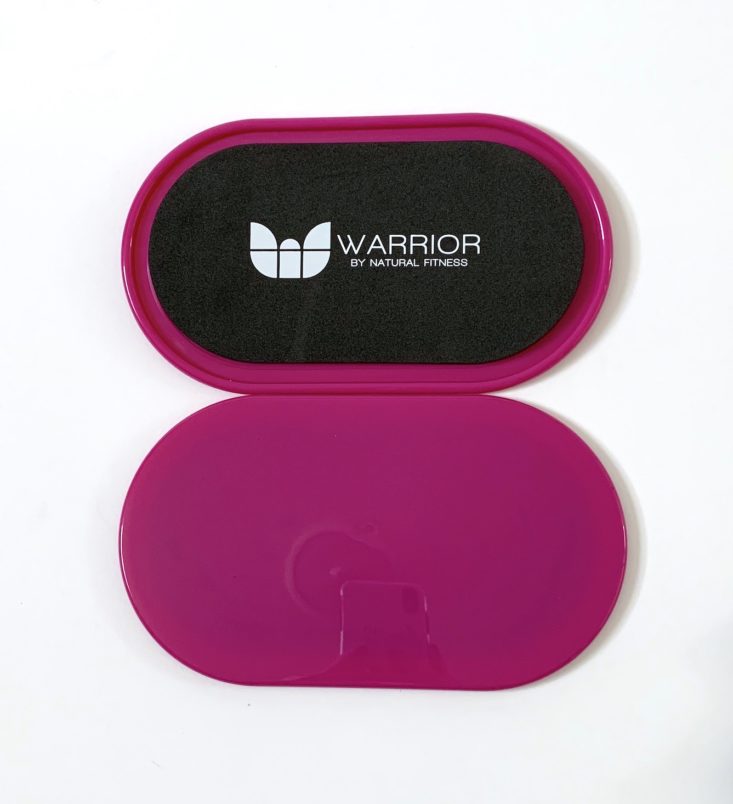 BuffBoxx Fitness Subscription Review February 2019 - Natural Fitness Warrior Padded Training Gliding Discs Top