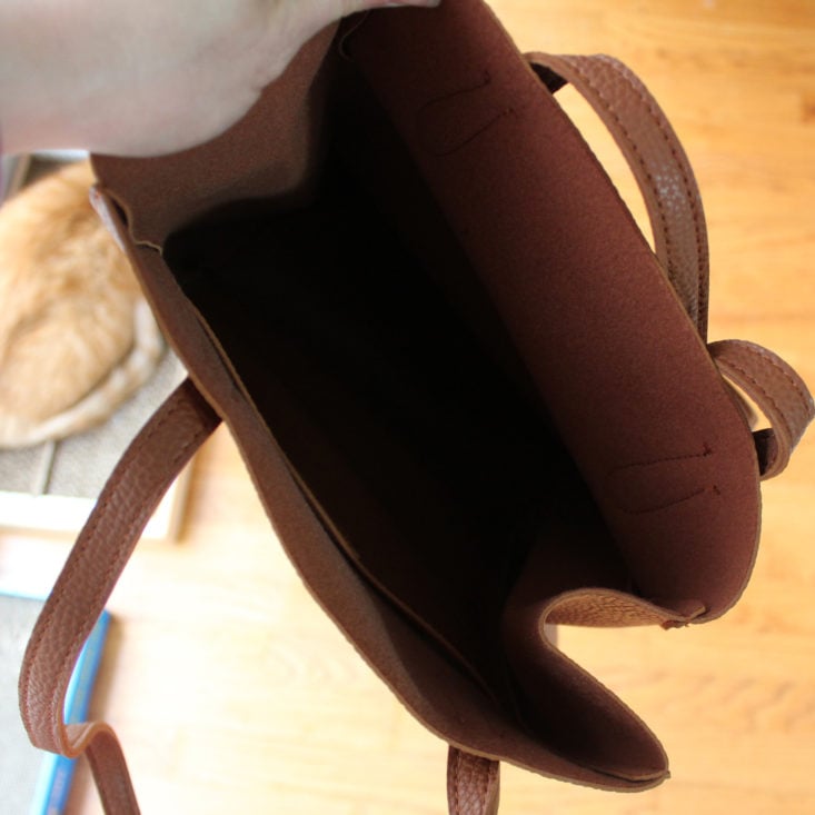 Cat Lady Box Review March 2019 - Kitten Shoulder Tote Inside Top