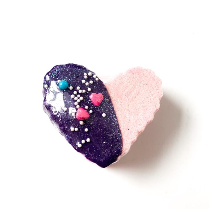 Crescent City Swoon Box February 2019 - Candy Heart Bath Bomb Top