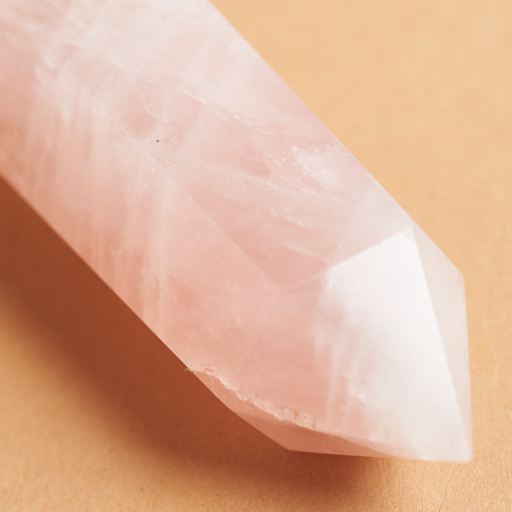 Enchanted Crystal Big March 2019 rose quartz detail