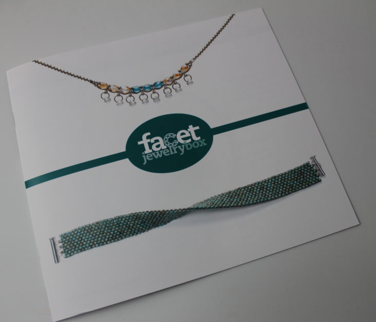 Facet Jewelry Stitching February 2019 - Booklet 1