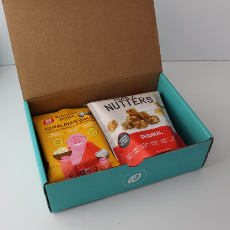 Fit Snack Box Review February 2019 - Box Inside Top