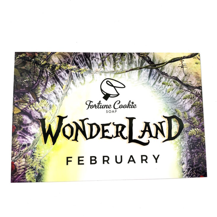 Fortune Cookie Soap “Wonderland” February 2019 - Info 1